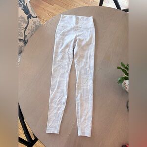 Lululemon Wunder Under High-Rise Tight 25" White camo